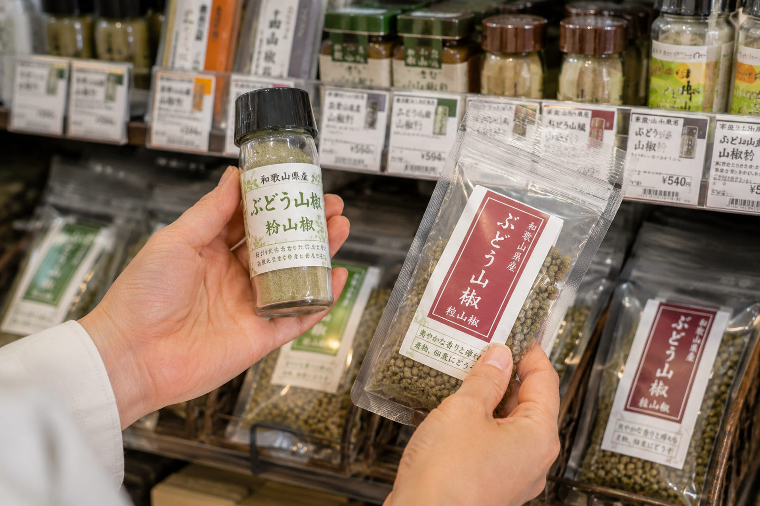 山椒を買う